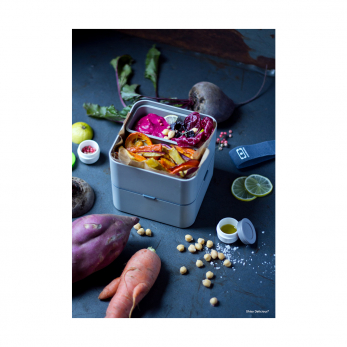 Соусницы с крышкой малые MB Temple, Matcha и серая, 2 шт