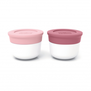 Соусницы с крышкой малые MB Temple Litchi и Blush, 2 шт