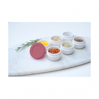 Соусницы с крышкой малые MB Temple Litchi и Blush, 2 шт