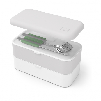 Набор столовых приборов в футляре MB Slim Box, зеленый