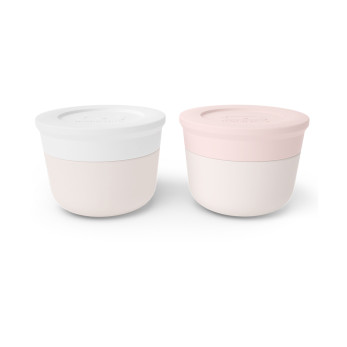 Набор из 2-х соусниц MB Temple, 20 мл, White Natural + Pink Natural