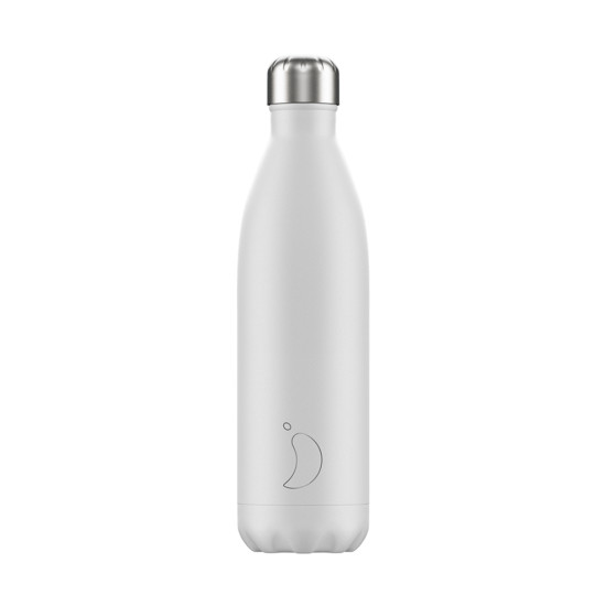Термос Chilly's Bottles Monochrome, 750 мл, white